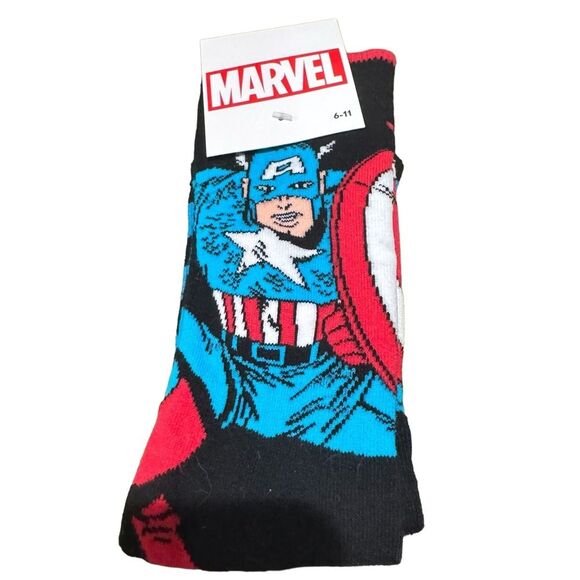 Marvel Captain America Socks - Picture 1 of 2